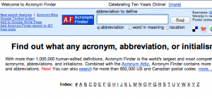 Acronym Finder